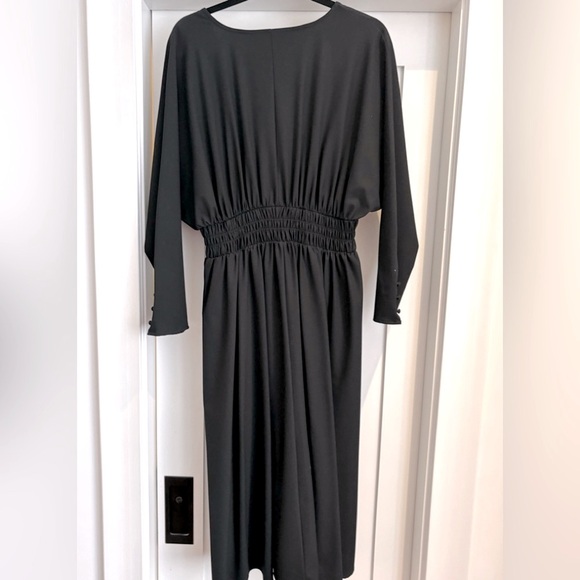 NEW ….Zara black midi dress NWT - Picture 4 of 16